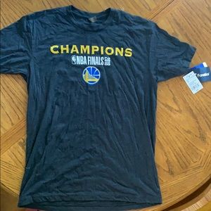 Warriors 2018 Championship Shirt w/ team on back